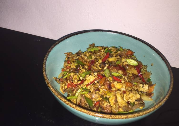 Bagaimana Membuat Orak Arik Peda Pete ; Recook Lezat