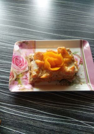 A picture of Mango pudding.