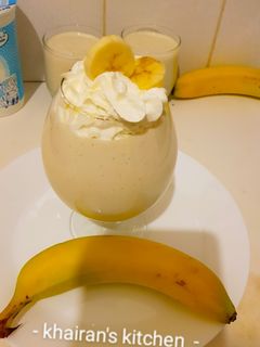 Banana smoothie ainihin hoton girkin