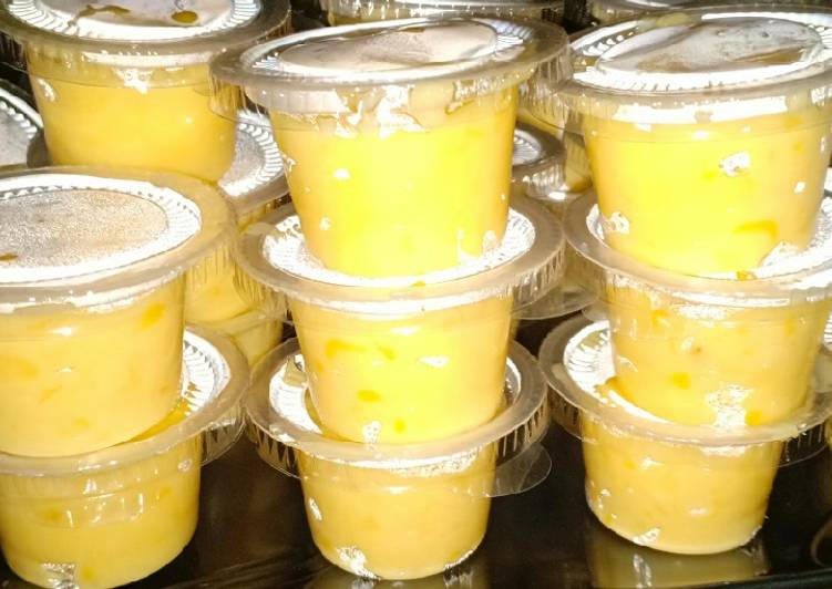 Cara bikin Puding jagung  yang Sedap