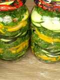 Острая закуска из кабачков. Заготовка на зиму | Spicy zucchini appetizer. Preparation for the winter