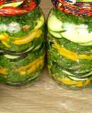Острая закуска из кабачков. Заготовка на зиму | Spicy zucchini appetizer. Preparation for the winter