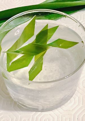 Hình của món 🌱 Nước Mát Mủ Trôm Lá Dứa.