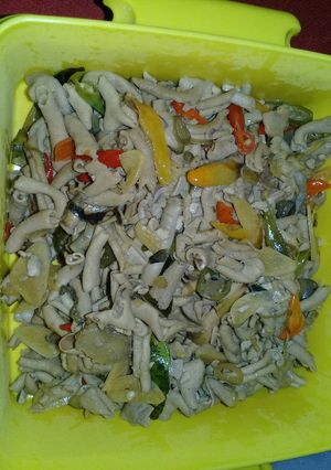 Foto resep Oseng Usus asem manis pedes ala akoe.