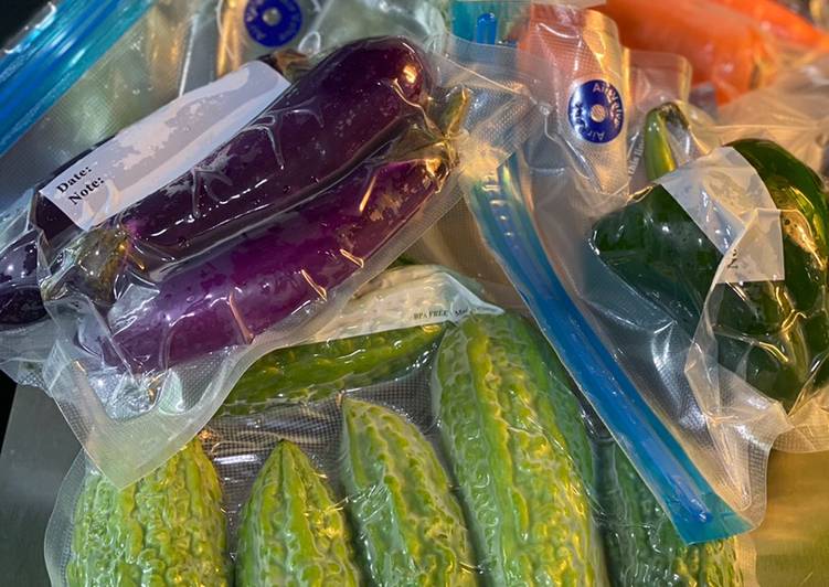 Tips Bahan Mentah Segar menggunakan Vacuum Food Sealer