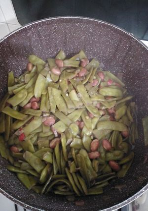 صورة لوصفة لوبيا بزيت