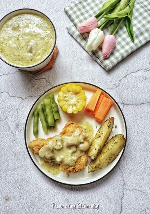 Foto resep Chicken Steak Sauce Mushroom