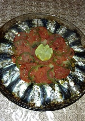 صورة لوصفة سردين في الفرن