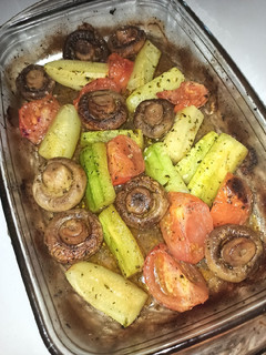Una foto de Verduras asadas