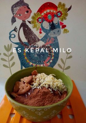 Foto resep (DIY) ES KEPAL MILO 😄#BikinRamadanBerkesan