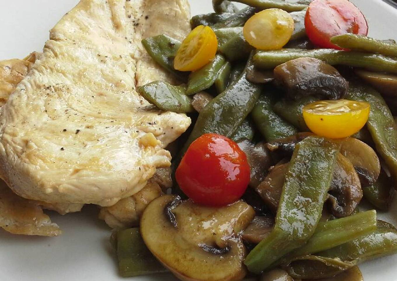 Filetes de pollo con balsámico