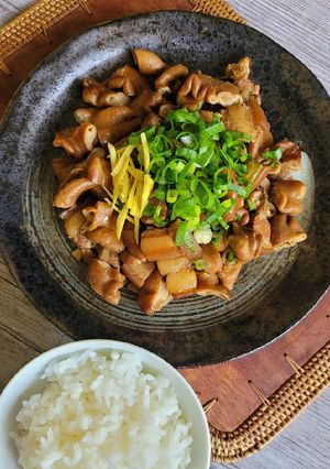 滷大腸五花肉(家常菜) 的食譜成品照片