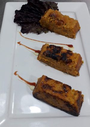 Una foto de Budín de zapallo