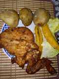 Chuleta de pollo dorado