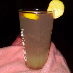 A picture of Guava and cashew juice.