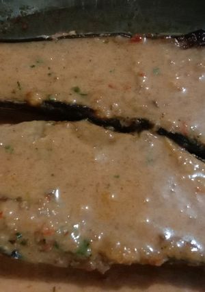 Foto resep Terong bakar saos kacang