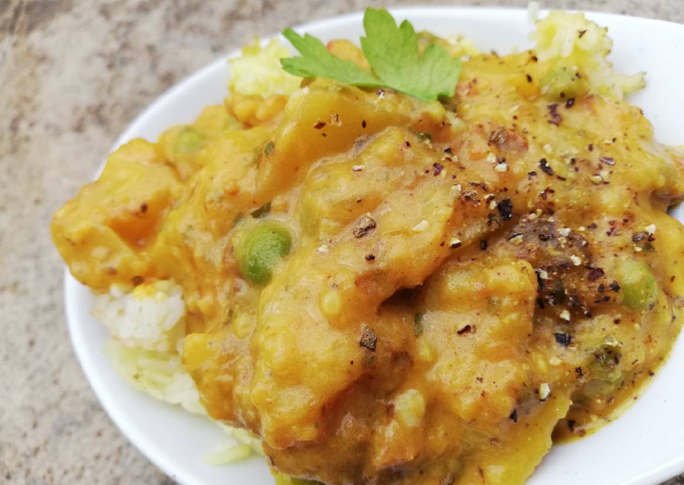 (sweet) potatoes - potato curry