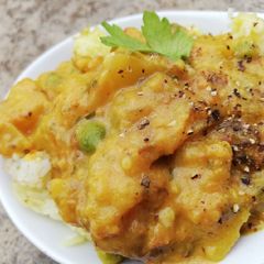 A picture of (Sweet) Potato - Aloo Curry.