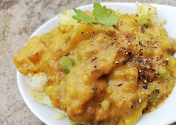 How to Recipe Delicious Sweet Potato  Aloo Curry