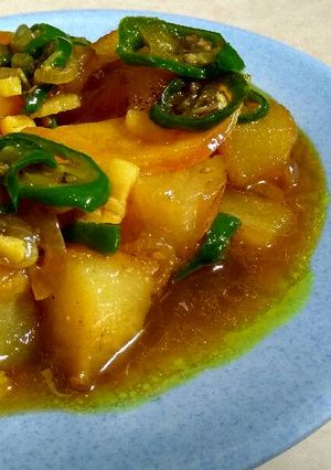 Foto resep Tumis Kikil Cabe Ijo