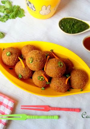 A picture of Cashew Nut Stuffed Paneer  Balls.
