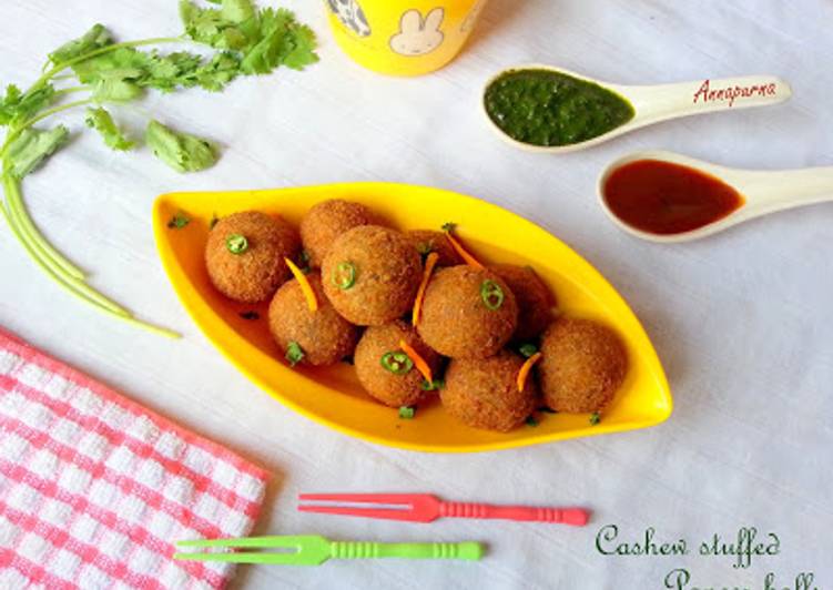 Step-by-Step Guide to Prepare Favorite Cashew Nut Stuffed Paneer  Balls