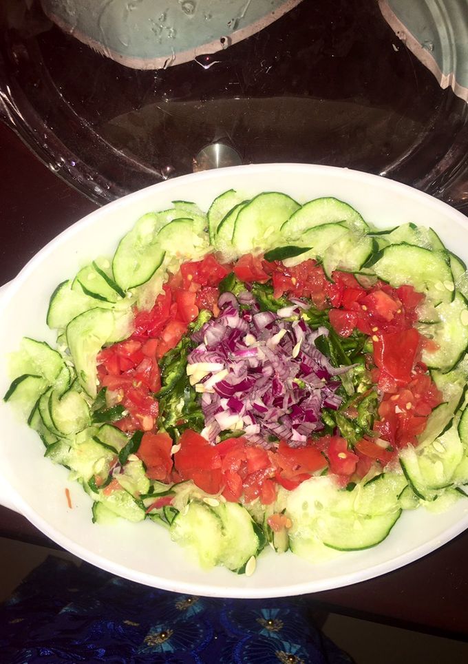A picture of Cabbage salad recipe lI🥒.