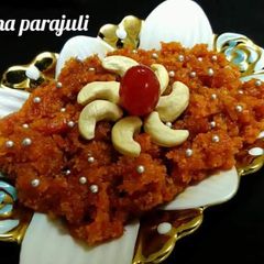 Gajar ka halwa A picture of Gajar ka halwa.