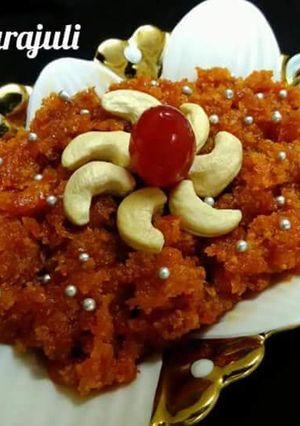 A picture of Gajar ka halwa.