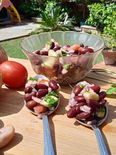 A picture of Healthy beans chat.