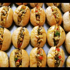 Mini savoury buns A picture of Mini savoury buns.