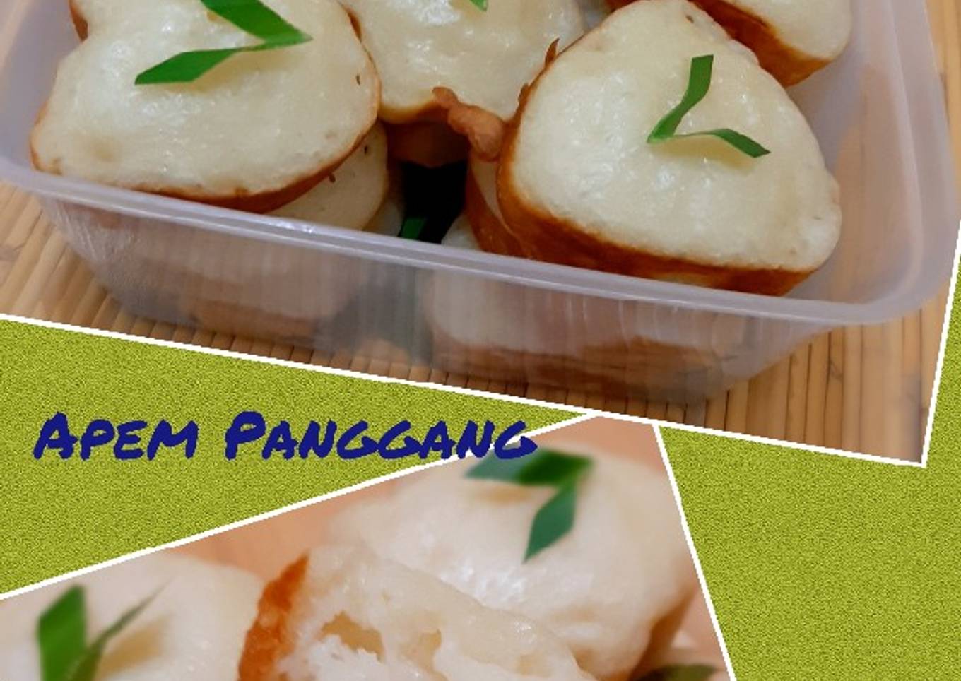 Apem Panggang (Tepung Beras+Tape Singkong+Kelapa Parut)