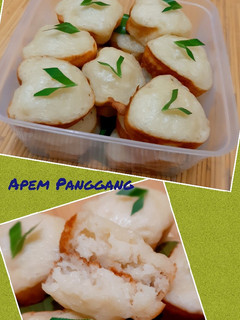Foto resep Apem Panggang (Tepung Beras+Tape Singkong+Kelapa Parut)