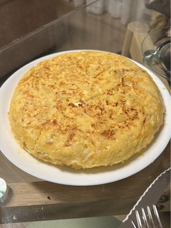 Una foto de Tortilla súper jugosa de queso de cabra