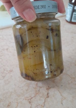 Una foto de Berenjenas en escabeche