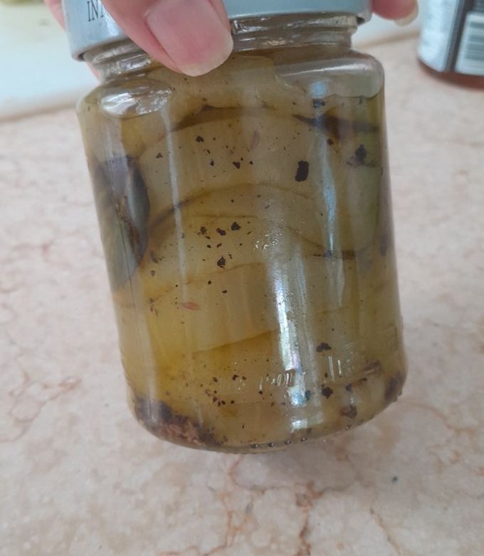 Una foto de Berenjenas en escabeche