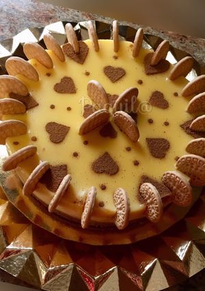 Una foto de Tarta de natillas 💛