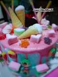 Rainbow Cake(Base Cake Ultah)