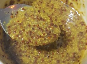 Una foto de Salsa de mostaza dijon para pollo al horno
