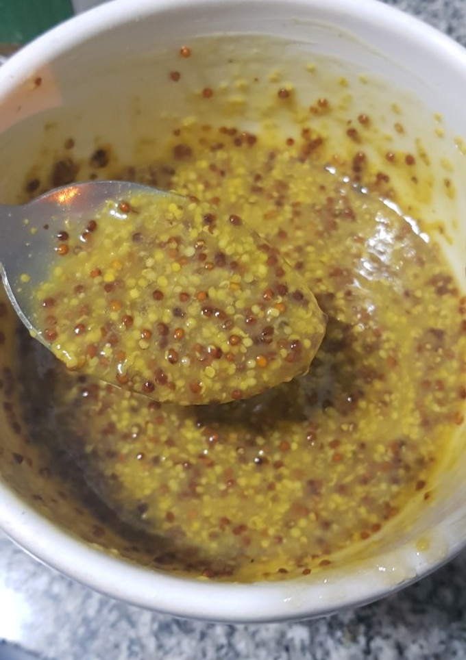 Una foto de Salsa de mostaza dijon para pollo al horno