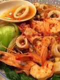 Korean Jjamppong (Spicy Seafood Noodle Soup)