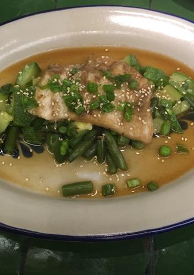 Una foto de Pescado asiático