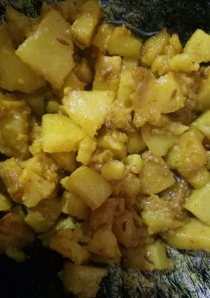 A picture of Jeera potato.