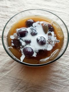 Foto resep Biji salak ubi ungu kolang kaling