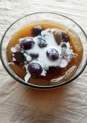 Foto resep Biji salak ubi ungu kolang kaling