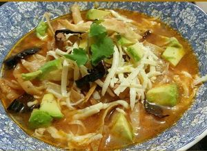 Una foto de Sopa de tortilla