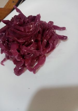 Una foto de Col agridulce explosiva