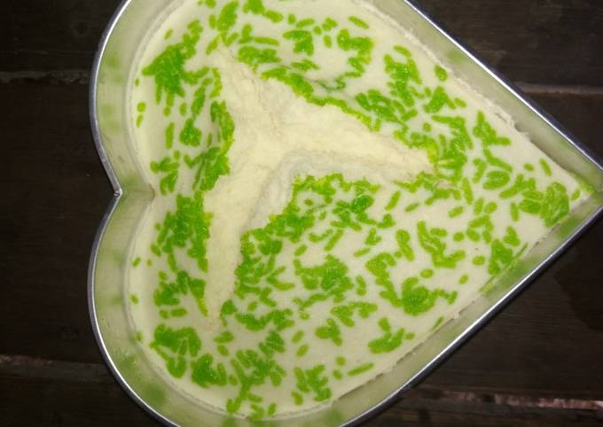 Cara Buat Bolu Air+Mesis hijau Enak Dan Mudah