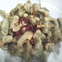 A picture of buncis cabe garam praktis.