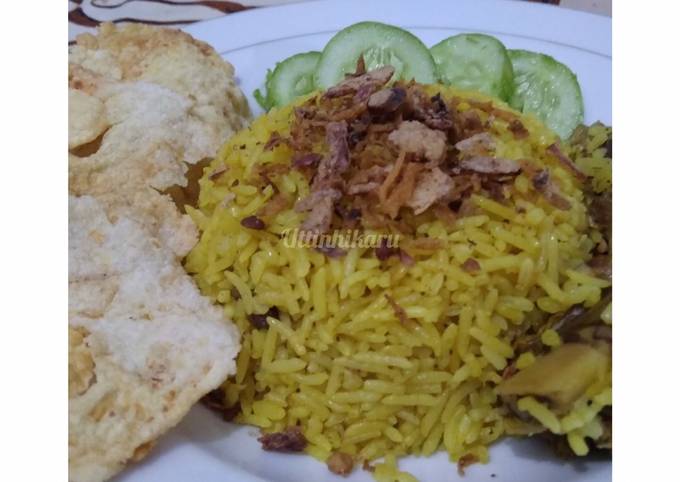 Resep: 65. Nasi Kebuli Betawi dengan Iga Sapi Praktis #pekanInspirasi Istimewa